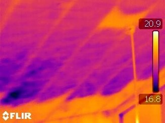 Thermal Infrared Image from Home Inspection