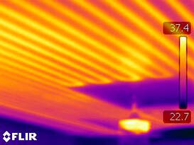 infrared image during home inspection